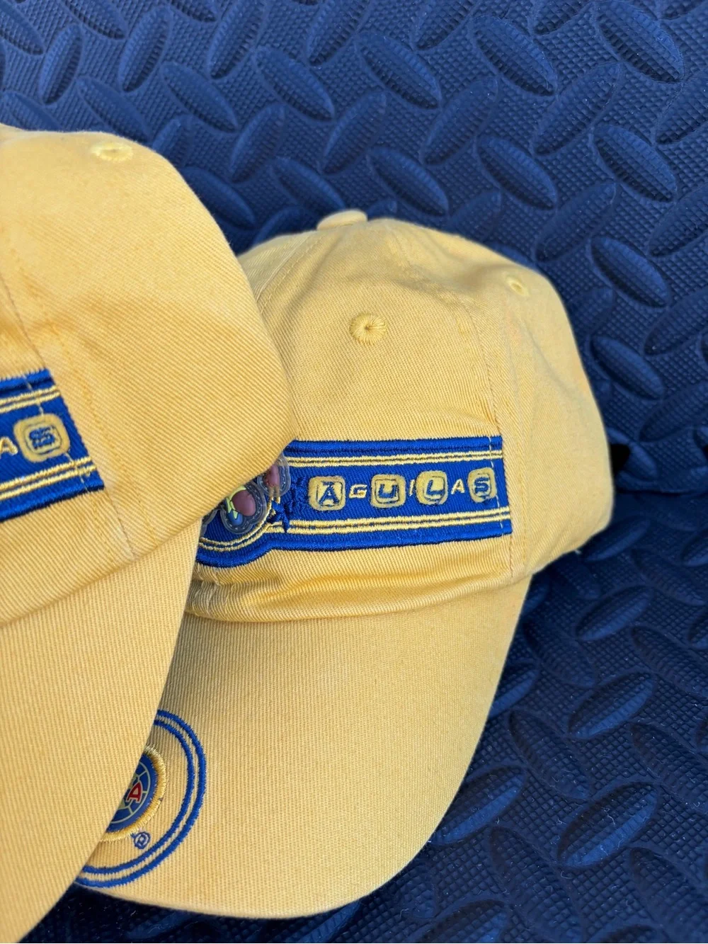 América  Aguilas Yellow Cotton Baseball Cap with Team Crest Unixes